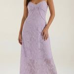 Arabelle Long Lace Dress