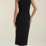 Arlene Midi Dress with Button Details