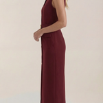 Arlene Midi Dress with Button Details