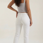 Blair sleeveless blouse with ruching and square neckline