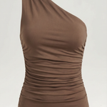 Briony One Shoulder Sleeveless Top