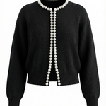 Caroline Cardigan Embellished with Pearls