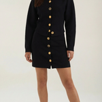 Carrie cardigan and button-up skirt set