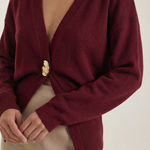 Christine Chic cardigan with a deep V-neck