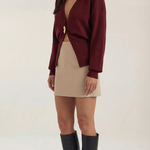 Christine Chic cardigan with a deep V-neck