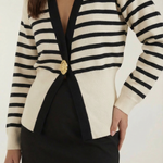 Christine Chic cardigan with a deep V-neck