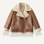 Christine fleece jacket with belt
