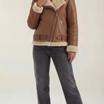 Christine fleece jacket with belt