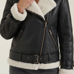 Christine fleece jacket with belt