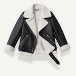 Christine fleece jacket with belt