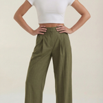 Courtney High Waist Pleated Trousers