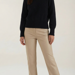 Crystal fitted knit sweater