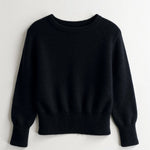 Crystal fitted knit sweater