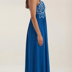 Deborah embroidered long dress