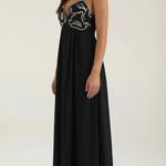 Deborah embroidered long dress
