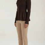 Diana cardigan with ruffles and buttons