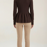 Diana cardigan with ruffles and buttons