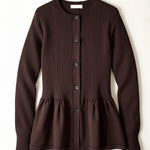Diana cardigan with ruffles and buttons