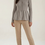 Diana cardigan with ruffles and buttons