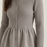 Diana cardigan with ruffles and buttons
