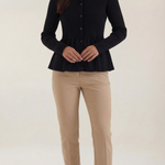 Diana cardigan with ruffles and buttons