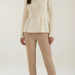 Diana cardigan with ruffles and buttons