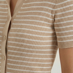 Edith Polo Rayé Top