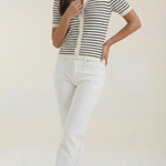 Edith Polo Rayé Top