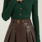 Elaine Ribbed Knit Sweater