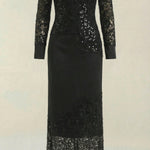 Elise Maxi Dress with Sequins and Lace