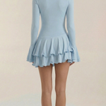 Estelle Short Dress with Ruffles