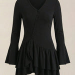 Estelle Short Dress with Ruffles