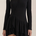 Estelle Short Dress with Ruffles
