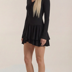 Estelle Short Dress with Ruffles
