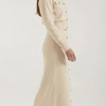 Evelyn Luxe Knit Set with Buttons