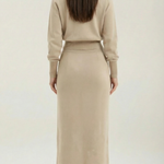 Evelyn Luxe Knit Set with Buttons