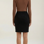 Gail long-sleeved wool sweater with collar