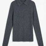 Wool sweater with collar - Gail Langarm