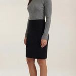 Wool sweater with collar - Gail Langarm