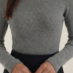 Wool sweater with collar - Gail Langarm