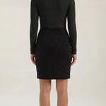 Gail long-sleeved wool sweater with collar