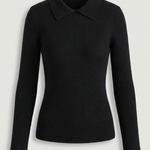 Gail long-sleeved wool sweater with collar