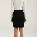 Wool sweater with collar - Gail Langarm