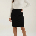 Gail long-sleeved wool sweater with collar