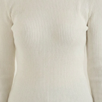 Gail long-sleeved wool sweater with collar