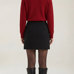 Gladys knitted cardigan with collar and buttons
