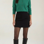 Gladys knitted cardigan with collar and buttons