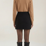 Gladys knitted cardigan with collar and buttons