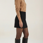 Gladys knitted cardigan with collar and buttons