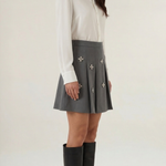 Gloria Knit Skirt with Daisy Charm